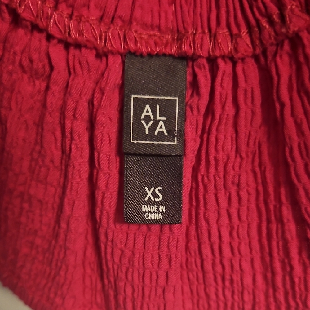 Alya Vibrant Pink Ruffle Blouse - Picture 2 of 3
